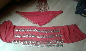 Conjunto completo de baile árabe 3 piezas