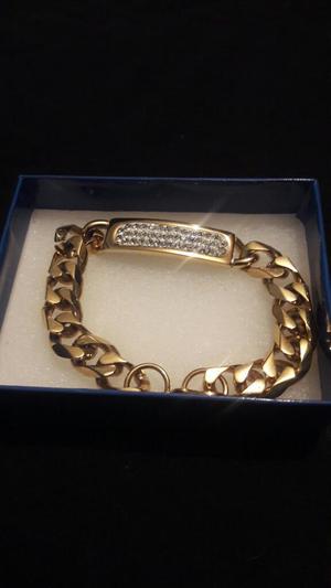 Acero Emchapado en Oro de 18y24k