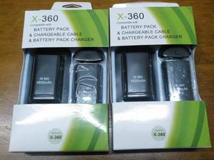 Baterías  Mah Xbox360+cable Carga Y Juega