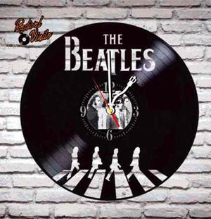 Reloj De Vinilo Retro The Beatles