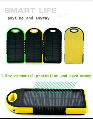 Cargador Powerbank Solar Portatil