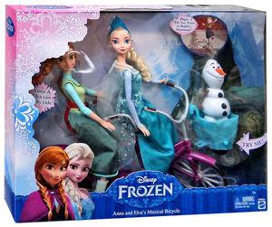 Ana Elsa Frozen En Bicicleta Musical Disney Original NUEVO Y