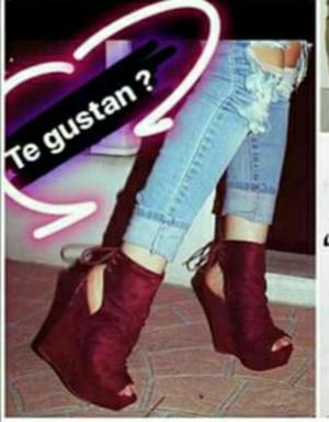 Zapatos Taco Cuña Hermosos