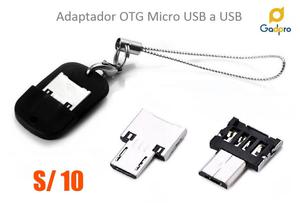 Adaptador OTG Micro USB a USB