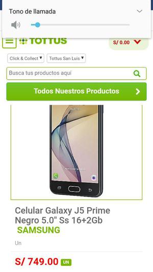 Vendo Samsung J5 Prime Dorado