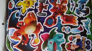 Album de 35 sticker Aprox de Pokemon en oferta