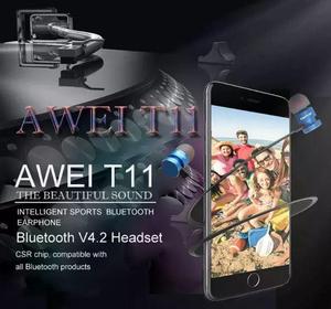 Auriculares Awei  Bluetooth V.4.2 Nuevo