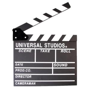 Claqueta Clasica Universal Studios Para Producciones