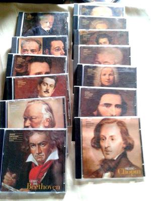 Grandes Compositores De La Música Clásica 14 cds librito