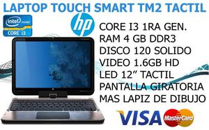 LAPTOP HP CORE I3 1RA RAM 4GB SOLIDO 128 GB LED 12 PULGADAS