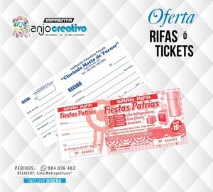 RIFAS O TICKETS
