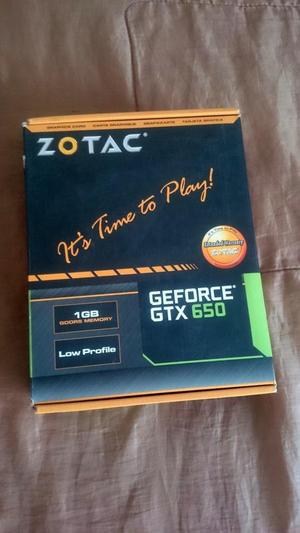 Tarjeta de video Geforce GTX 650 de Nvidia