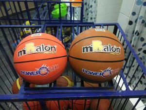 pelotas de basquet marca MIBALON