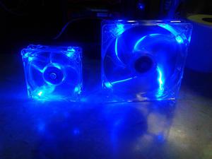 ventiladores cooler led azul para pc