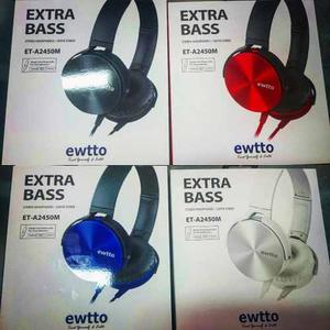 Audifonos Ewtto Extra Bass Bufer/beats/auricular Handsfree