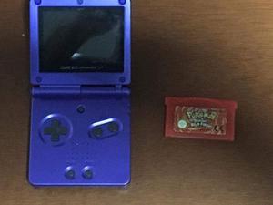 Game Boy Advance Sp + Pokemon Rojo Fuego + Cargador