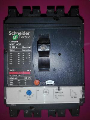 Llave de Fuerza Schneider 3x80 Regulable