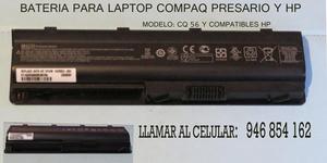Bateria original para laptops Compaq y Hp nueva