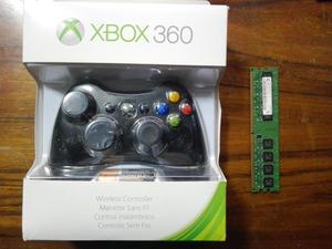 Control Inalambrico Para Xbox 360 Negro Memoria Ram 1gb