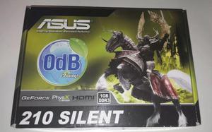 Remate Tarjeta Asus Silent Nvidia 210 De 1gb Ddr3 nueva