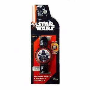 Star Wars - Reloj Con Luces Y Sonido Darth Vader