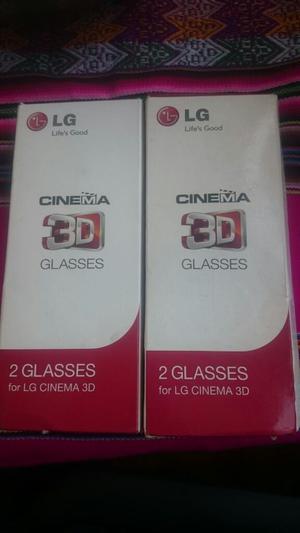 Vendo 4 Lentes Lg 3d Glasses