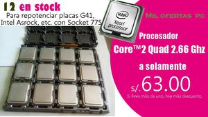 core2quad procesador para placa 775