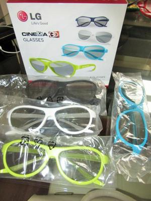 Lentes 3D LG Nuevas Pack 4 Gafas Cinema 3D