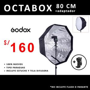 Octabox Godox 80 cm. incluye adaptador