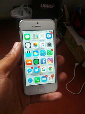 iPhone 5 16G Blanco Plateado 9/10