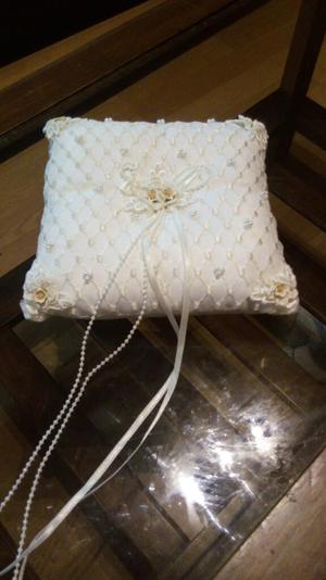 Almohada Porta Aros Novios