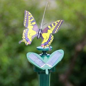 Mariposa Solar Macetero Plantas Jardin Exteriores Ecológico