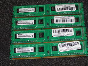 Memorias RAM Goldenkey 4GB c/u  pack de 4, 16GB en