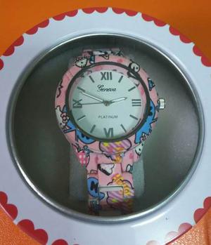 Reloj Rosado Hello Kitty Geneva
