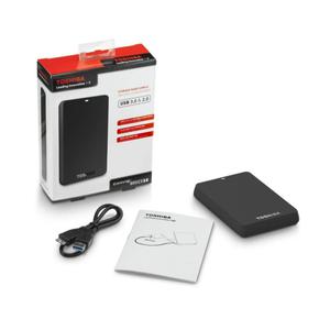 Disco externo Toshiba Canvio Basics 1 TB, USB 3.0, negro.