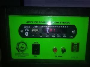 Reproductor de audio stereo con entrada micro SD y USB