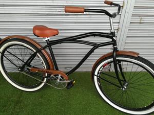 Bicicleta vintage para hombre, clásica playera, aro 26