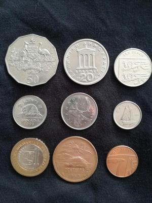 Lote Monedas Extranjeras