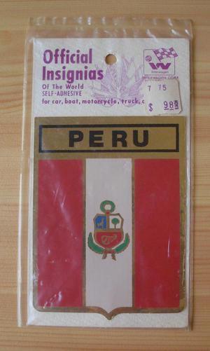 Peru Insignia Vintage