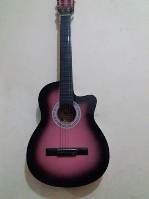 Vendo Guitarra Acústica/rosa