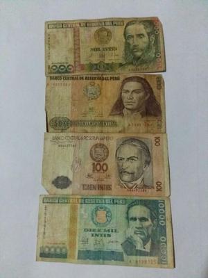 Vendo Monedas Y Billetes Intis