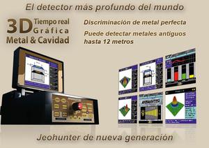Vendo detector de metales Jeohunter 3D dual system