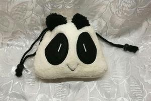 Carterita Bolsa Panda Peluche