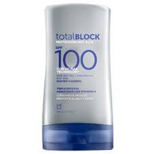 bloqueador TOTAL BLOCK SPF 100