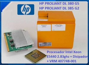Hp DL380 G5 / DL385 G2 Procesador Disipador Modulo Regulador