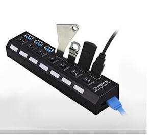 Multi 7 Puertos USB 3.0 Para El Ordenador, Portátil, etc
