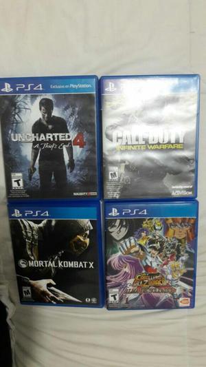 Vendo Juegos Originales de Ps4