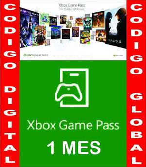 Xbox Live Game Pass 1 Mes Para Xbox One Y Xbox 360
