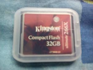Memoria Compact Flash Kingston 32gb Ultimate 266x Nueva.