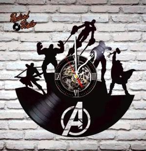 Reloj en Vinilo Avengers